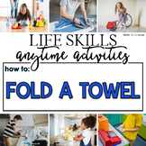How to Fold a Towel Life Skill Anytime Activity | Life Ski