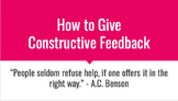 How to Give Constructive Feedback in Dance
