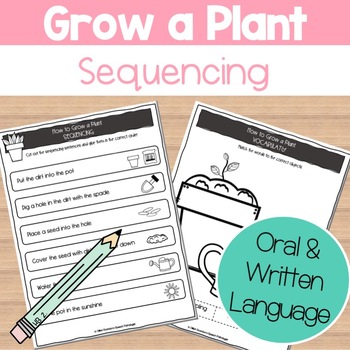 Preview of How to Grow a Plant: Oral Language Sequencing and Procedural Writing