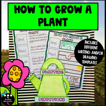 How to Grow a Plant Spring Sequence Writing Prompt by The Teaching Diva ...
