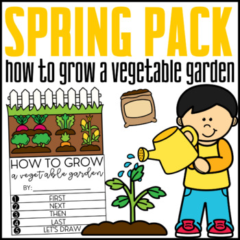 Preview of How to Grow a Vegetable Garden Writing and Craft