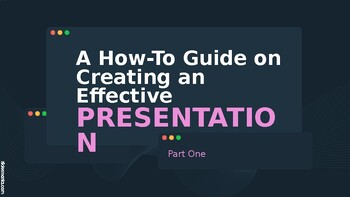 Preview of How-to Guide on Creating and Sharing Presentations
