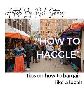 Preview of How to Haggle: Bargaining article by Rick Steves
