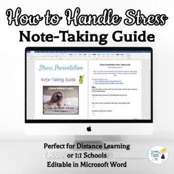 Preview of How to Handle Stress Note-Taking Guide - Online Distance Learning