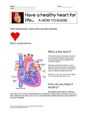 How to Have a Healthy Heart For Life Health Lesson. Answer Key.