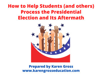 Preview of How to Help Students (and others) Process the Presidential Election