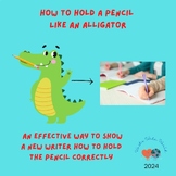 How to Hold a Pencil Like an Alligator ( Pre-K and Kindergarten)