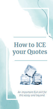 Preview of How to ICE Quotes Pamphlet