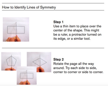 Preview of How to Identify Lines of Symmettry