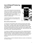 How to Launch & Produce a Podcast