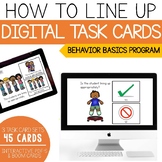 How to Line Up- Behavior Basics Digital Task Cards