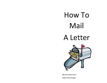 Preview of How to Mail a Letter Emergent Reader