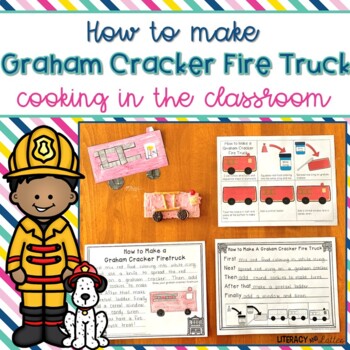 Preview of How to Make A Graham Cracker Fire Truck {cooking, how to writing and craft}