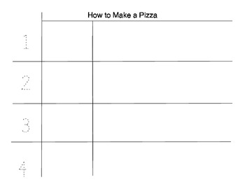 Preview of How to Make A Pizza Sequencing Activity
