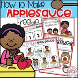 How to Make Applesauce Apple Day Activities