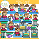 How to Make Brownies Sequencing Clip Art