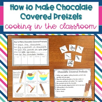 Preview of Making Chocolate Covered Pretzels {cooking & how to writing activity}