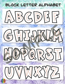 Free Printable Block Letters Alphabet: Perfect for DIY Signs & Banners! –  Tip Junkie