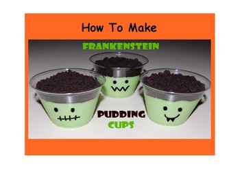Preview of How to Make Frankenstein Pudding Cups