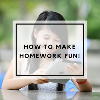 how to make homework fun for 7th graders