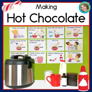 Preview of How to Make Hot Chocolate Cooking Activity with Math Reading and Writing