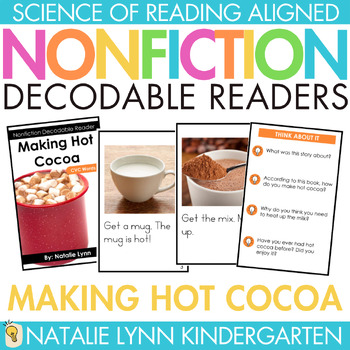 Preview of How to Make Hot Chocolate Differentiated Nonfiction Decodable Readers Books