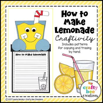 Lemonade Craft For Kids