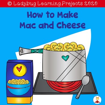 Preview of How to Make Mac and Cheese - Emergent Reader Set - {Ladybug Learning Projects}