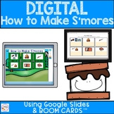 How to Make S'mores - Digital Activities with Boom Cards T