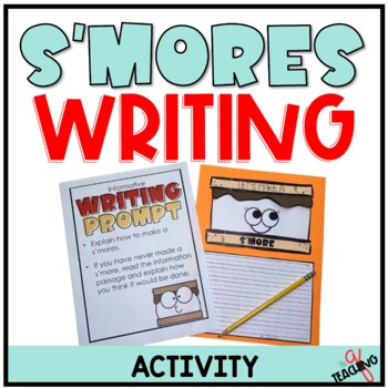 Preview of How to Make S'mores Writing Prompt Activity & Craft 2nd 3rd Grade