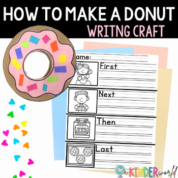 Preview of How to Make a Doughnut Writing | Procedural Writing