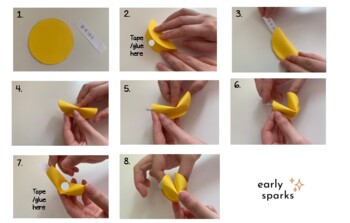 Preview of How to Make a Fortune Cookie Craft