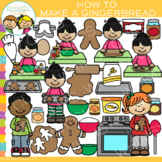 How to Make Christmas Gingerbread Man Cookies Clip Art