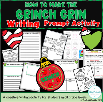 Preview of How to Make a Grinch Grin ~ Creative writing prompt for all ages!