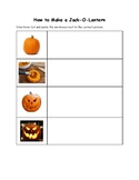 How to Make a Jack-O-Lantern {Sequence Words}