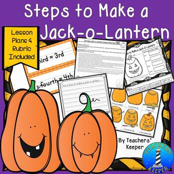 Preview of How to Make a Jack-o-Lantern Procedures with Differentiation