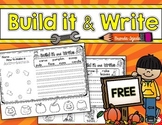 How to Make a Jack-o-lantern FREE Fall writing activity