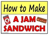 How to Make a Jam Sandwich | Step-by-Step Guided Poster Set
