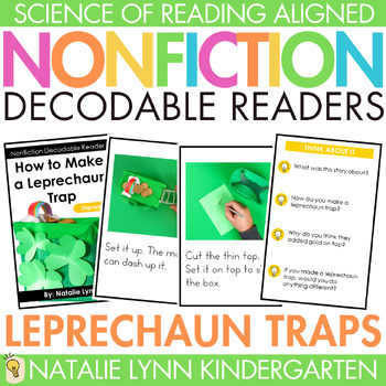 Preview of How to Make a Leprechaun Trap St. Patrick's Day Nonfiction Decodable Readers