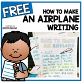 How to Make a Paper Airplane Writing Activity