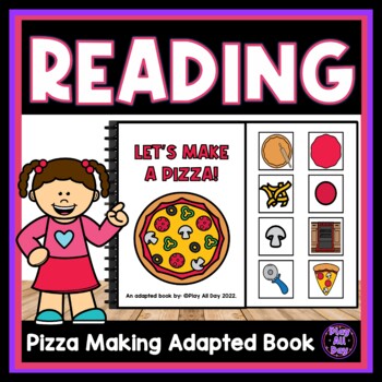 Preview of How to Make a Pizza Adapted Book | Pizza Interactive Book