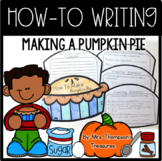 How to Make a Pumpkin Pie Writing Craft