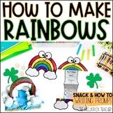 How to Make a Rainbow Craft and St. Patrick's Day Snack Re