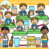 How to Make a Root Beer Float Sweet Treat Sequencing Clip Art