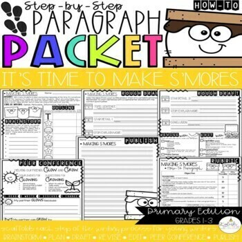 Preview of How to Make a S'more | Step by Step Paragraph Packet | Procedural Writing