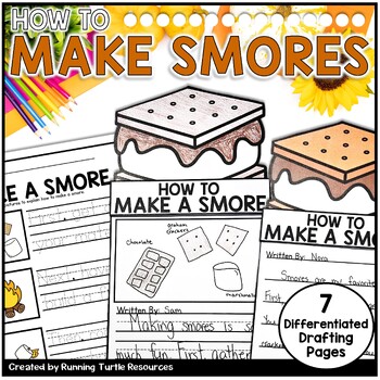 Preview of How to Make a Smore Writing, Procedural Writing Grade 1, 2, 3 and Kindergarten