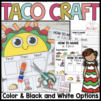 Preview of How to Make a Taco | Taco craft | Cinco De Mayo craft | Dragons Love Tacos