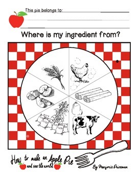 Preview of How to Make an Apple Pie and See the World geography worksheet elementary