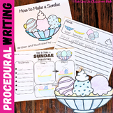 How to Make an Ice cream Sundae Procedural Writing