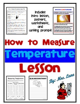 Preview of How to Measure Temperature Lesson